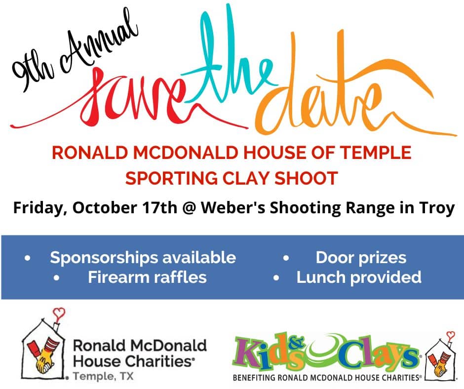 The 2025 Ronald McDonald House of Temple, Texas' Annual Sporting Clay Shoot